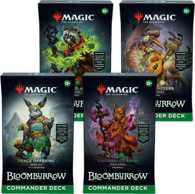 Product image for Bloomburrow Commander Deck Display