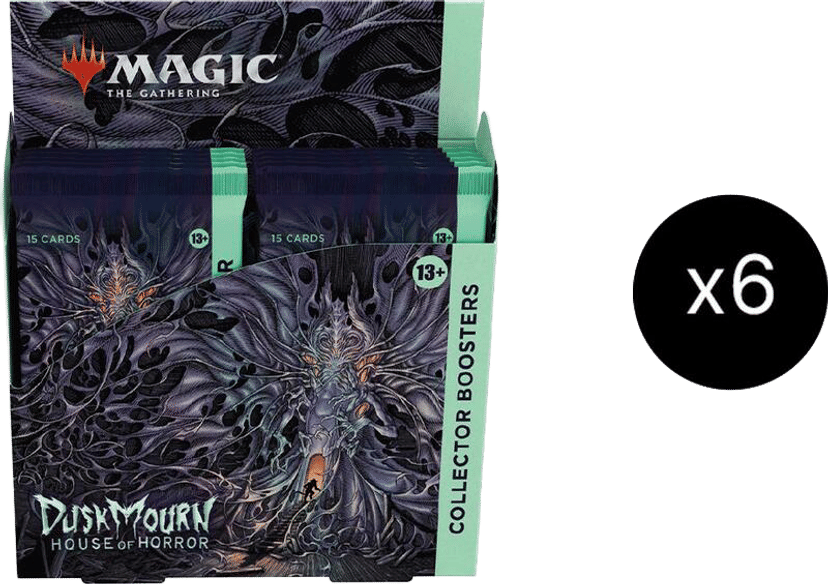 Duskmourn House of Horror Collector Booster Box Case from Duskmourn: House of Horror - Magic: The Gathering