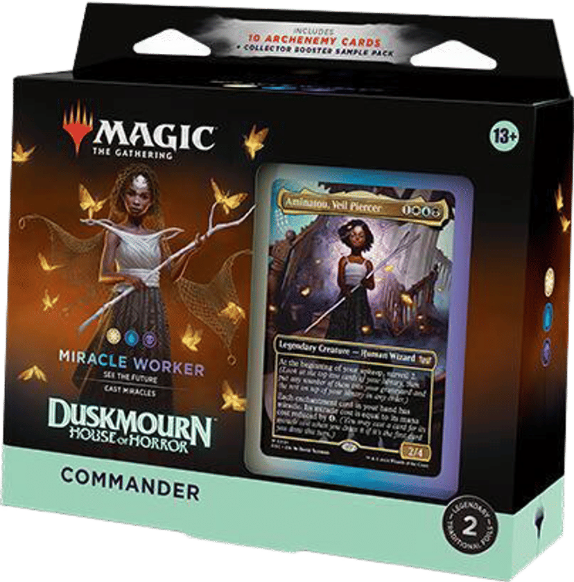 Duskmourn House of Horror Commander Deck Miracle Worker from Duskmourn: House of Horror Commander - Magic: The Gathering