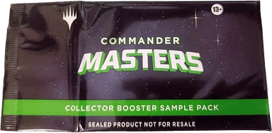 Product image for Commander Masters Collector Booster Sample Pack