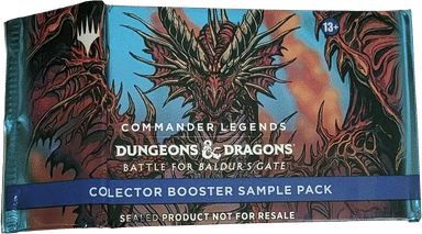 Product image for Commander Legends Battle for Baldurs Gate Collector Booster Sample Pack