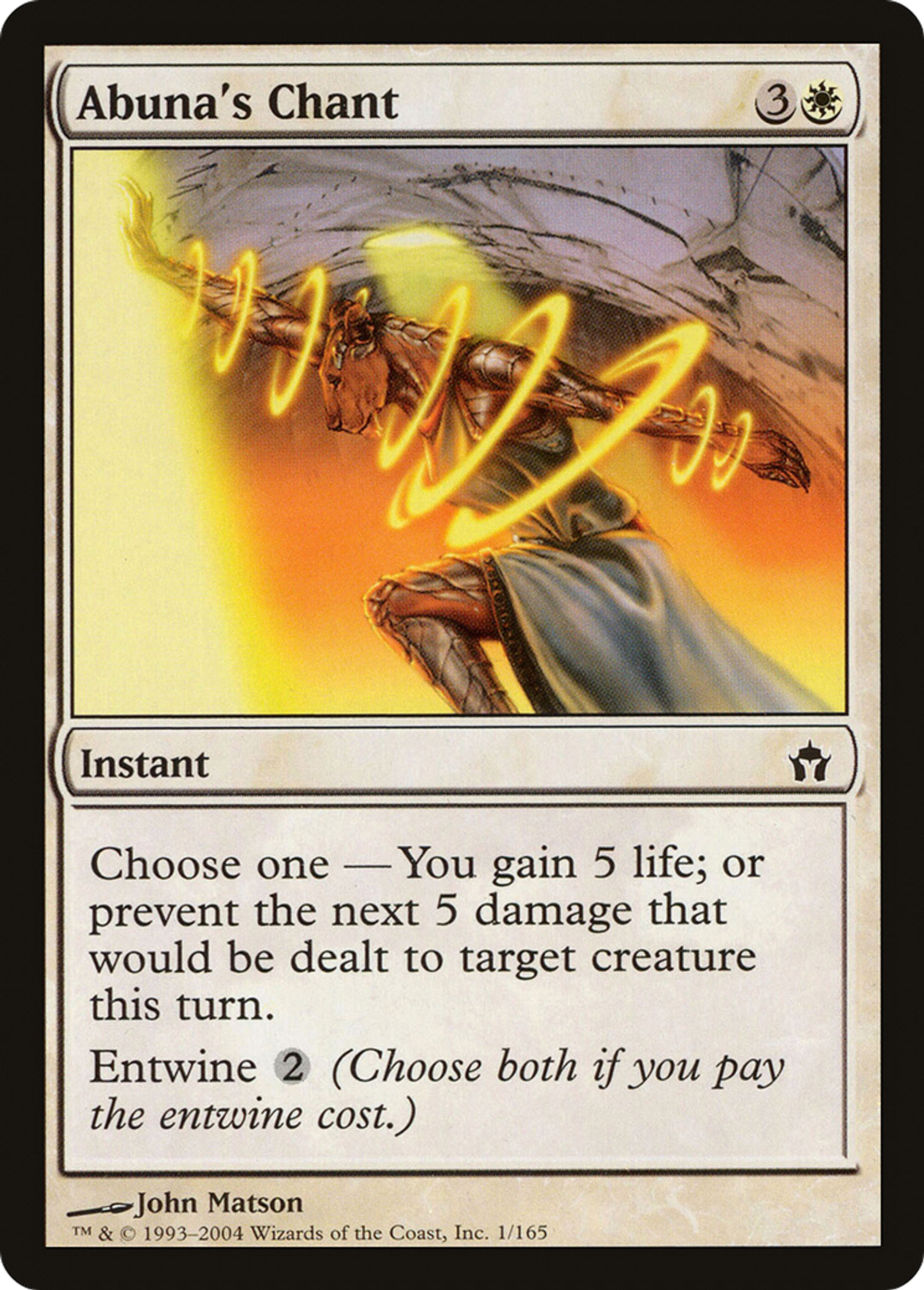Chant de l'abuna — Fifth Dawn — Magic: The Gathering