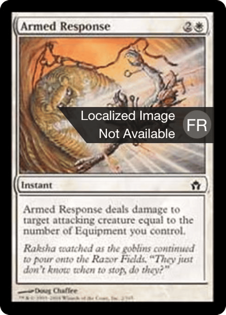 Réponse armée — Fifth Dawn — Magic: The Gathering