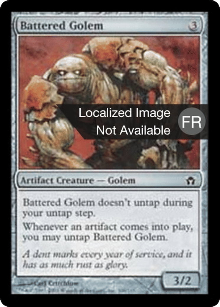 Golem bosselé — Fifth Dawn — Magic: The Gathering