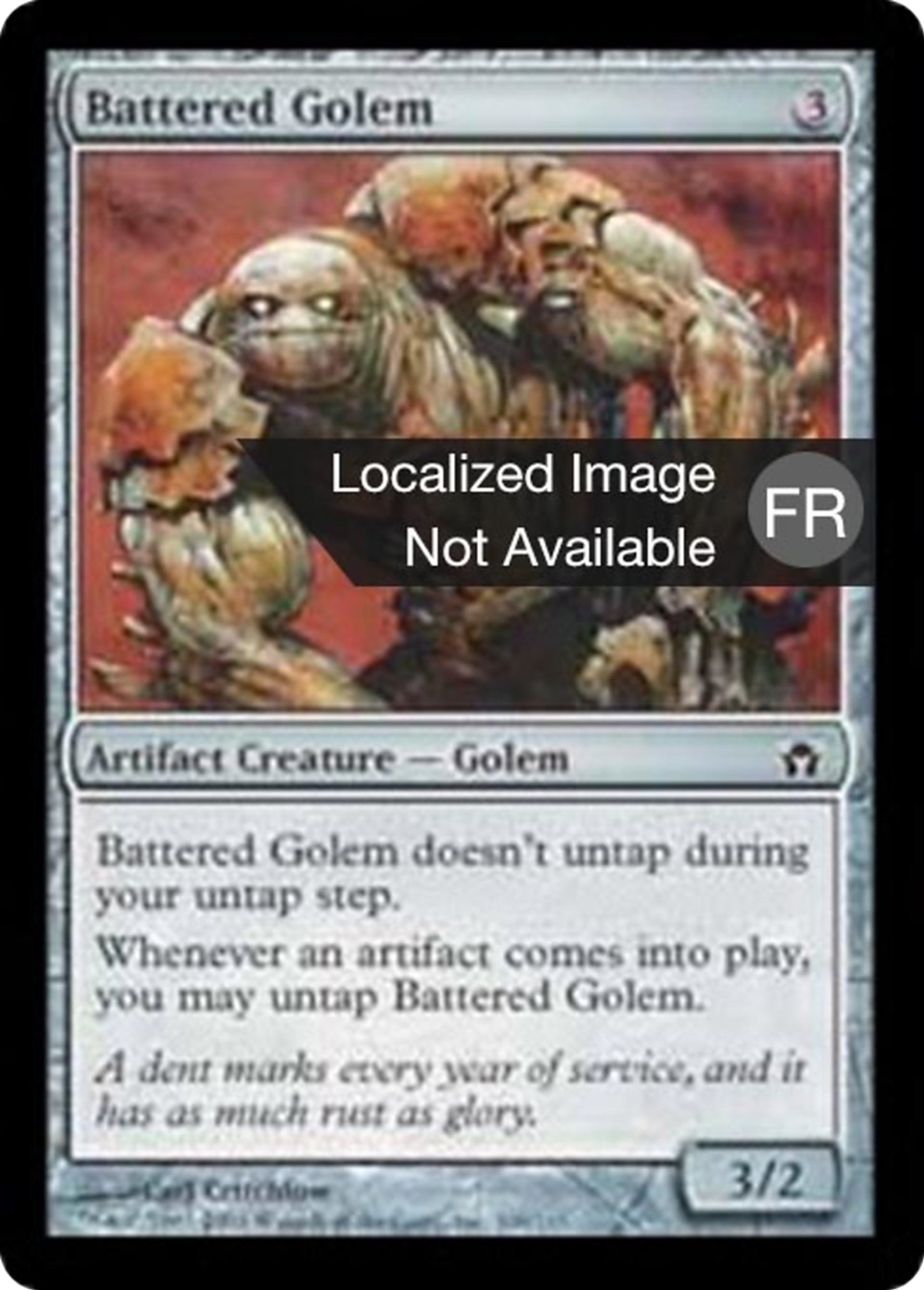 Golem bosselé — Fifth Dawn — Magic: The Gathering
