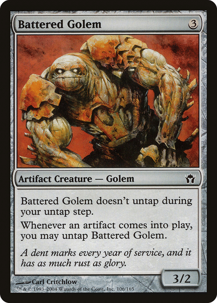 Battered Golem — Fifth Dawn — Magic: The Gathering