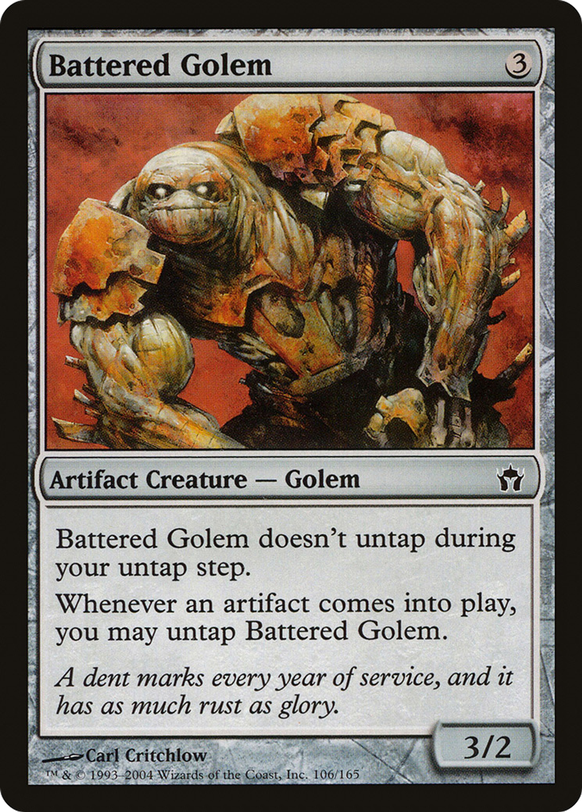Golem bosselé — Fifth Dawn — Magic: The Gathering