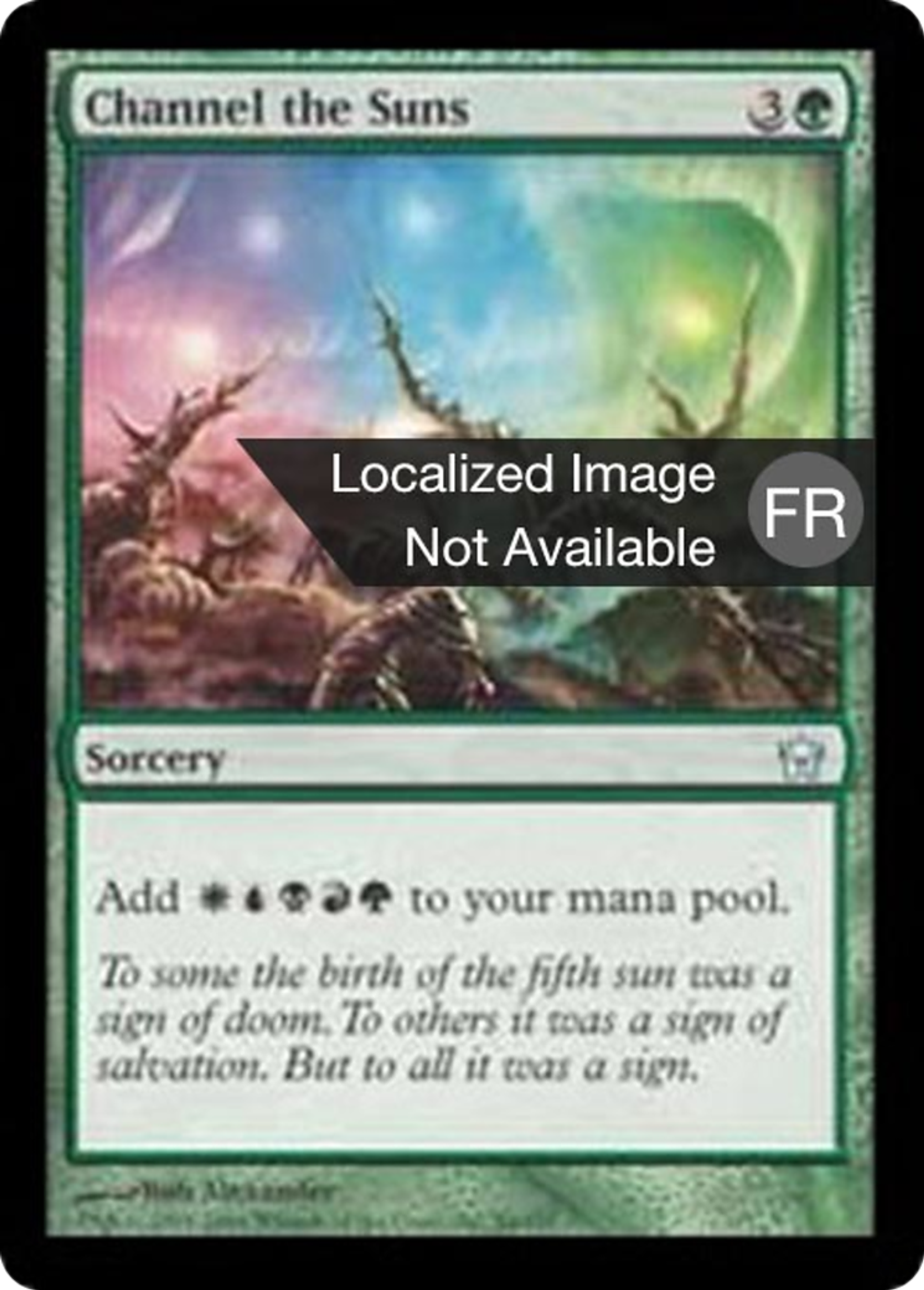 Canaliser l'énergie des soleils — Fifth Dawn — Magic: The Gathering