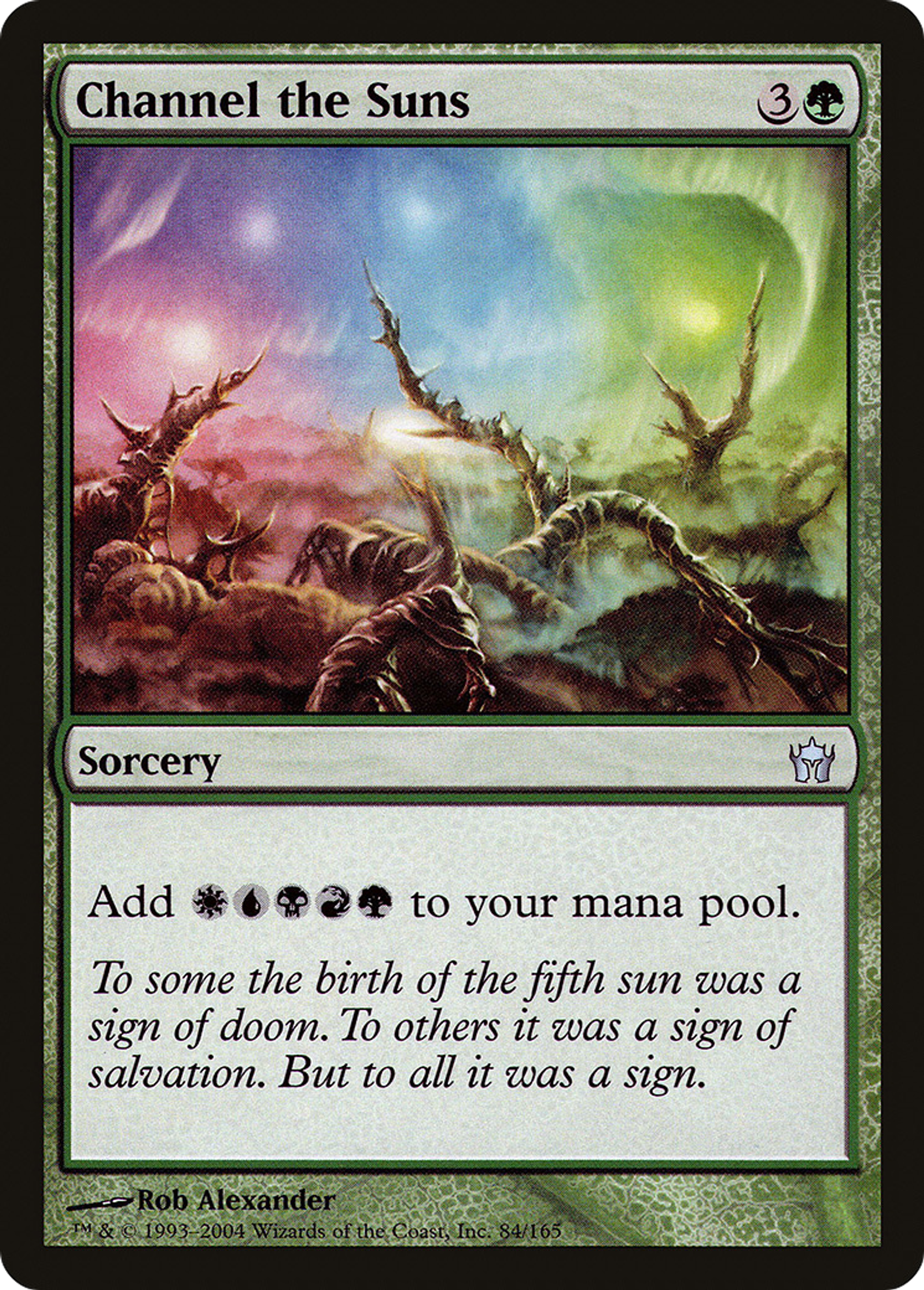 Canaliser l'énergie des soleils — Fifth Dawn — Magic: The Gathering