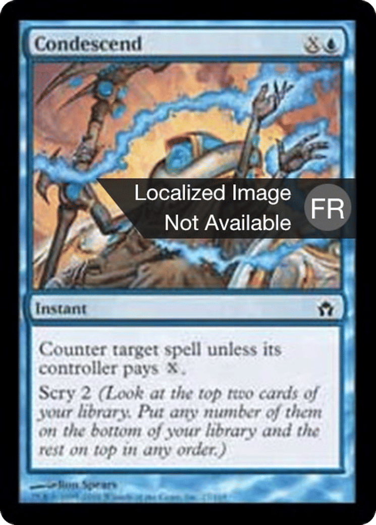 Condescendance — Fifth Dawn — Magic: The Gathering