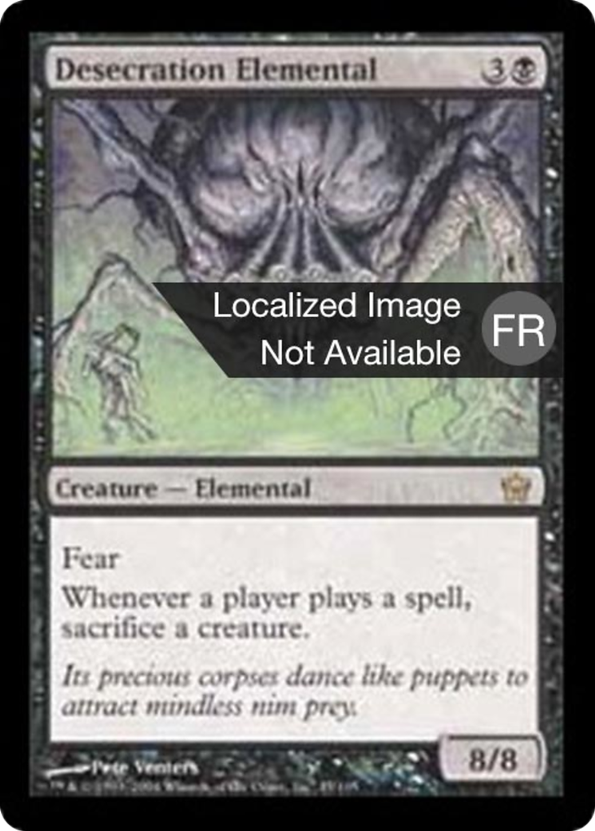 Élémental de profanation — Fifth Dawn — Magic: The Gathering