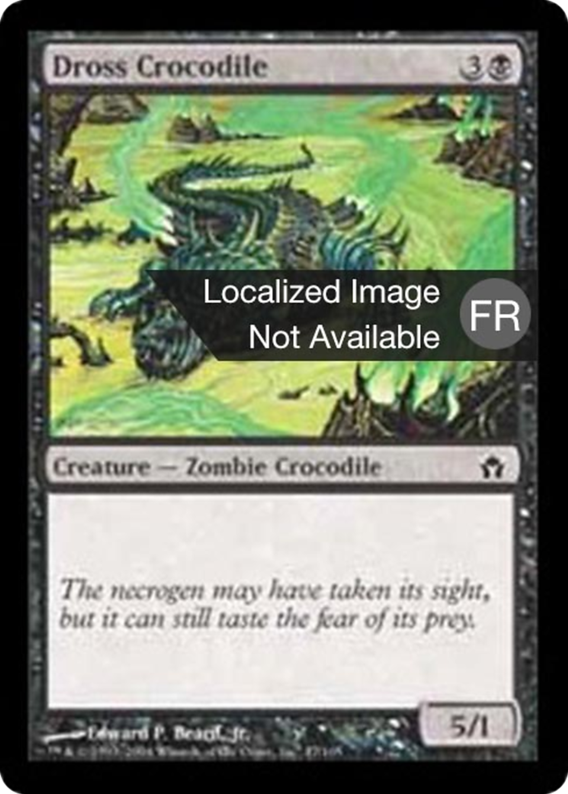 Crocodile de Mephidross — Fifth Dawn — Magic: The Gathering