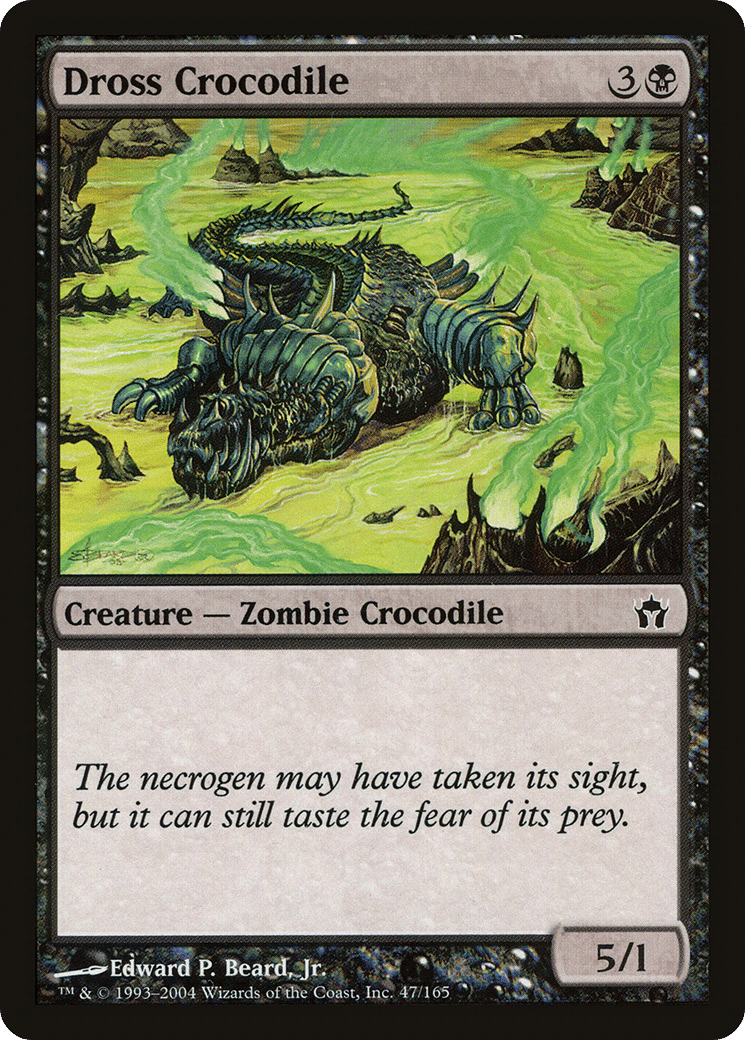 Dross Crocodile — Fifth Dawn — Magic: The Gathering