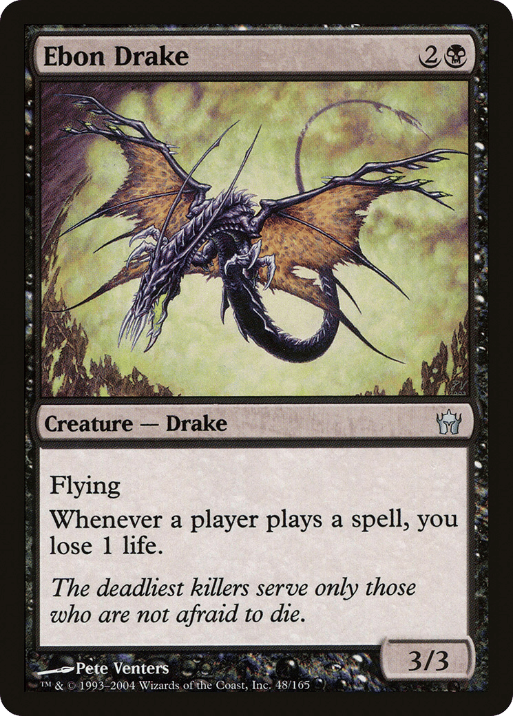Ebon Drake — Fifth Dawn — Magic: The Gathering