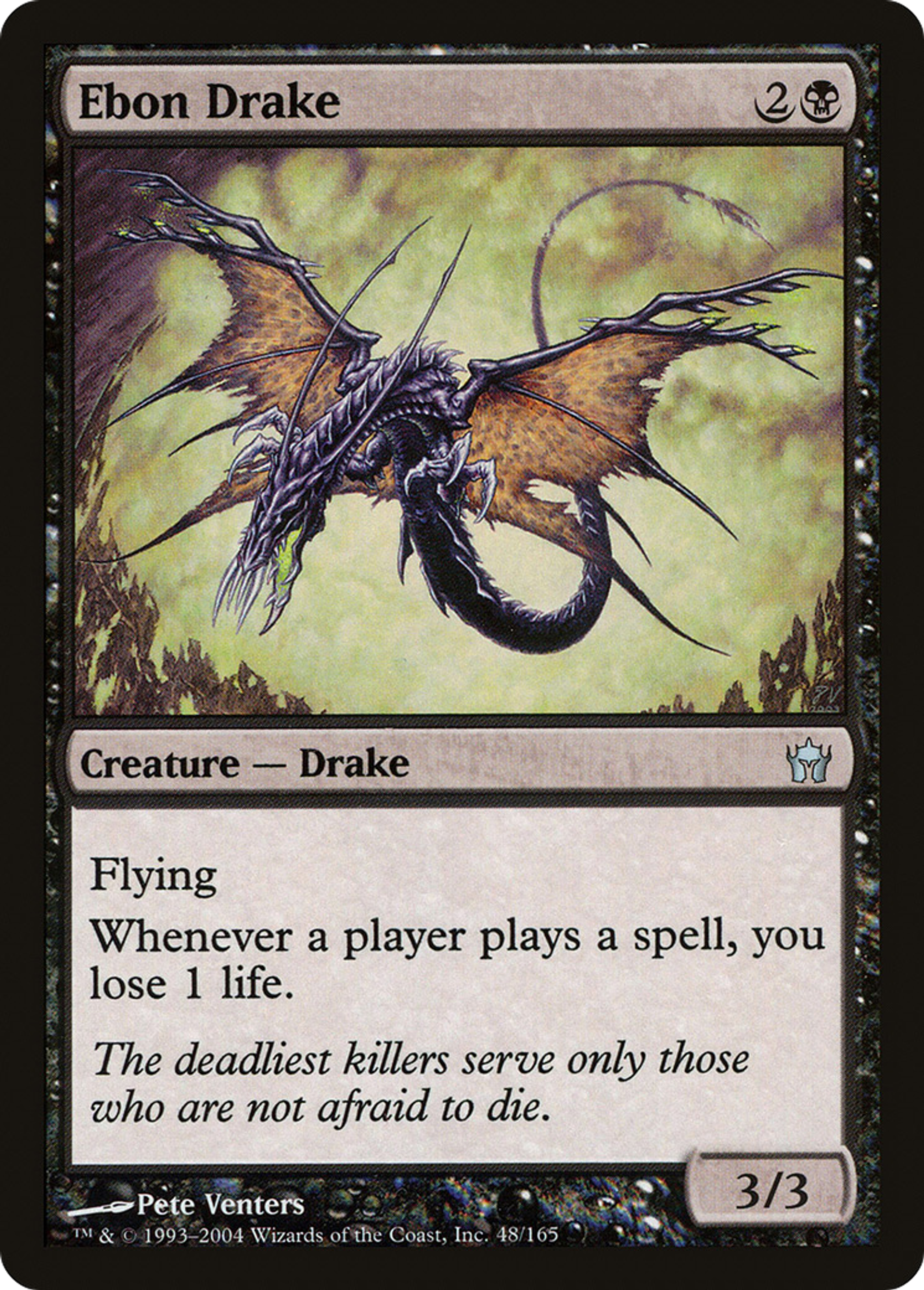 Drakôn d'ébène — Fifth Dawn — Magic: The Gathering