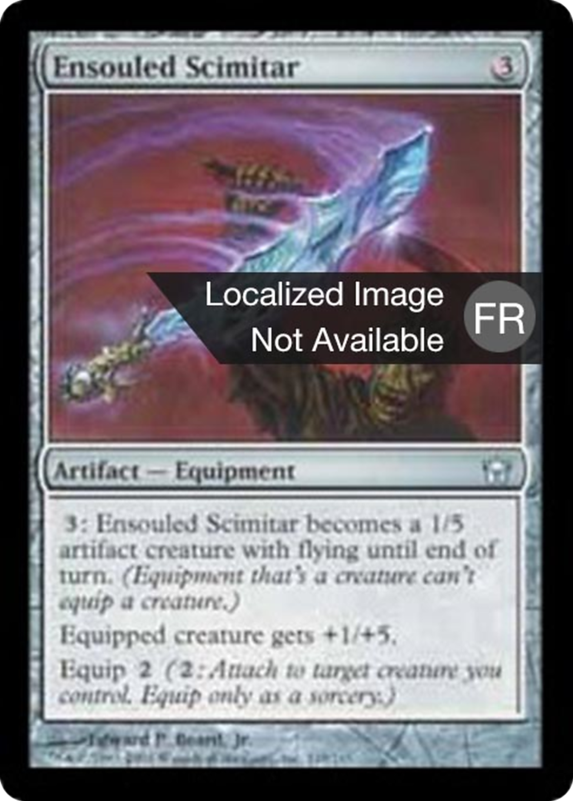Cimeterre animé — Fifth Dawn — Magic: The Gathering