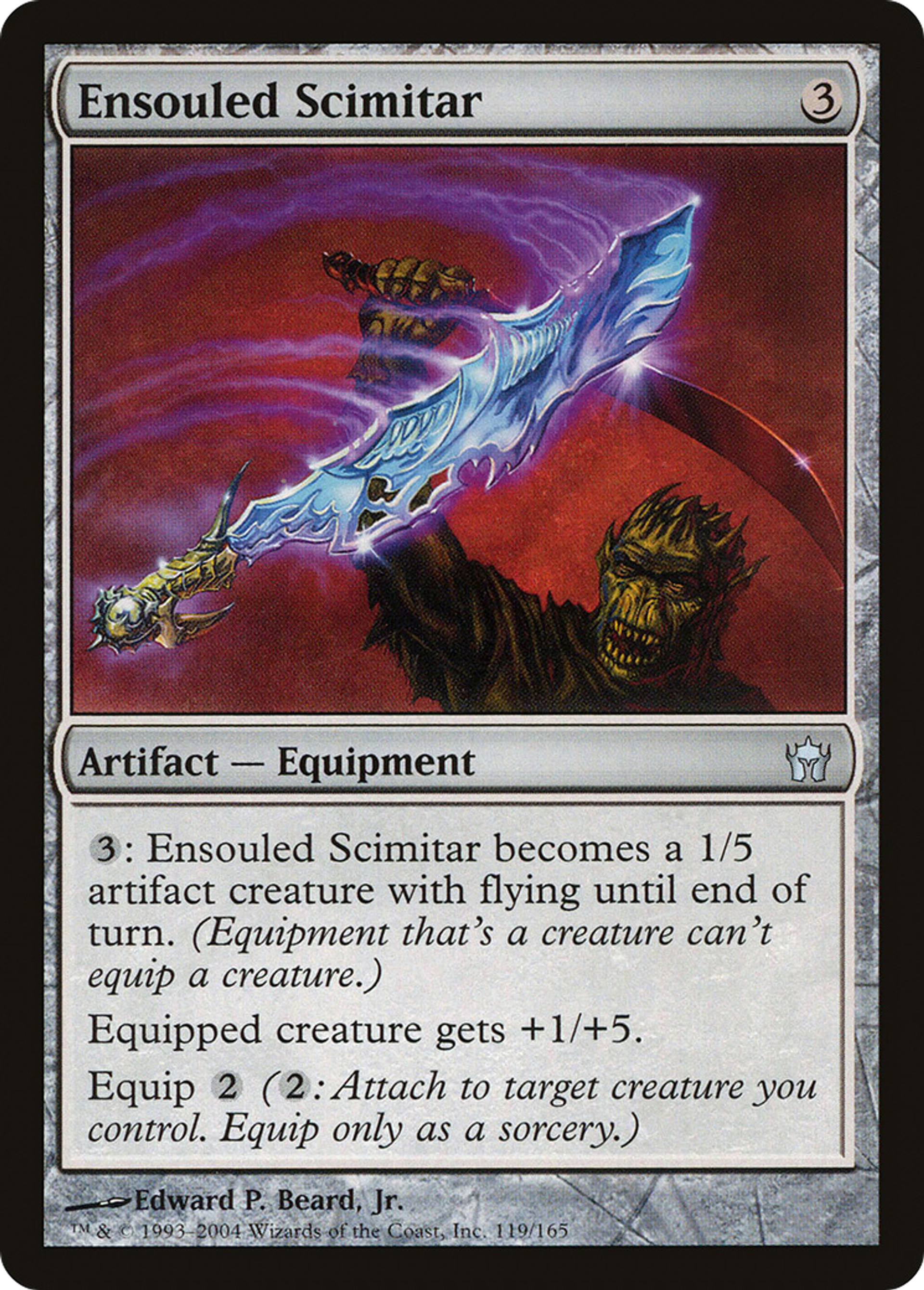 Cimeterre animé — Fifth Dawn — Magic: The Gathering