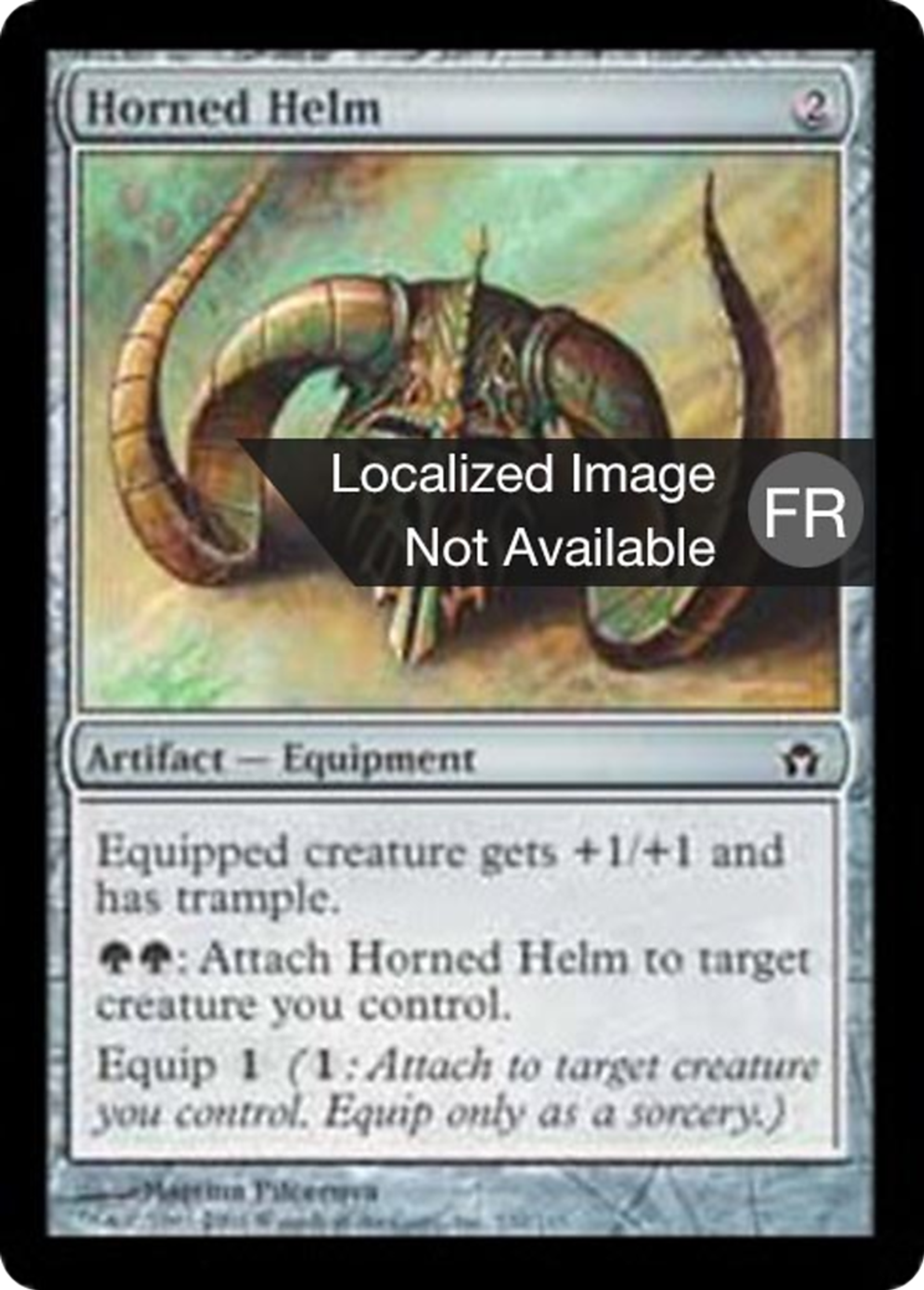 Heaume cornu — Fifth Dawn — Magic: The Gathering