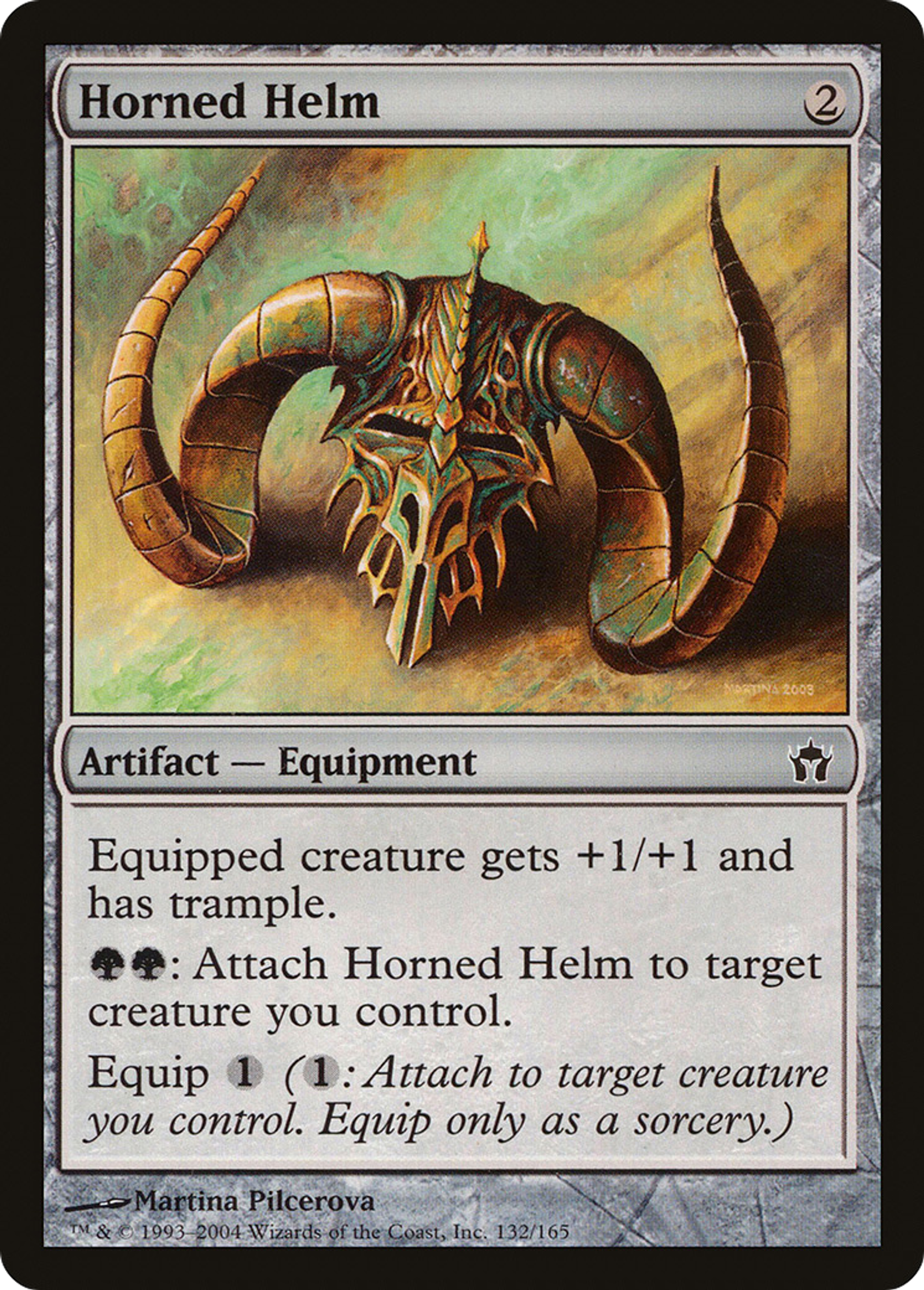Heaume cornu — Fifth Dawn — Magic: The Gathering