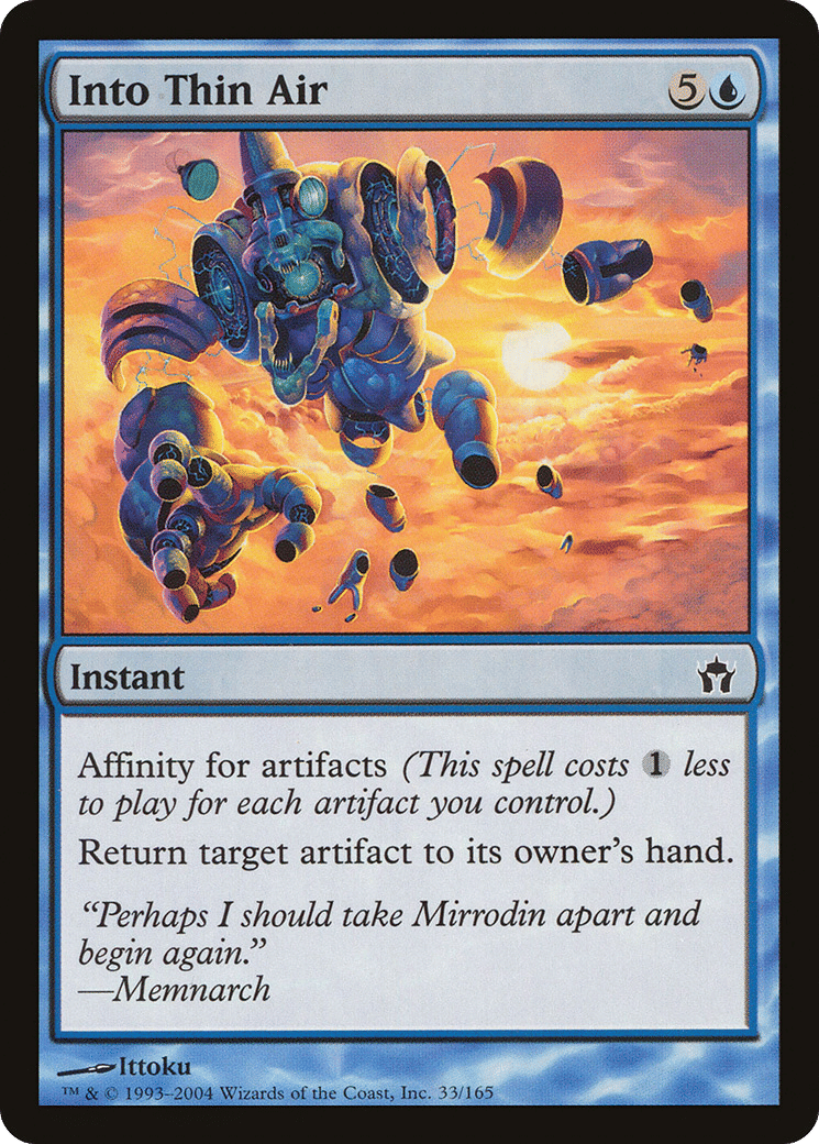 Into Thin Air — Fifth Dawn — Magic: The Gathering
