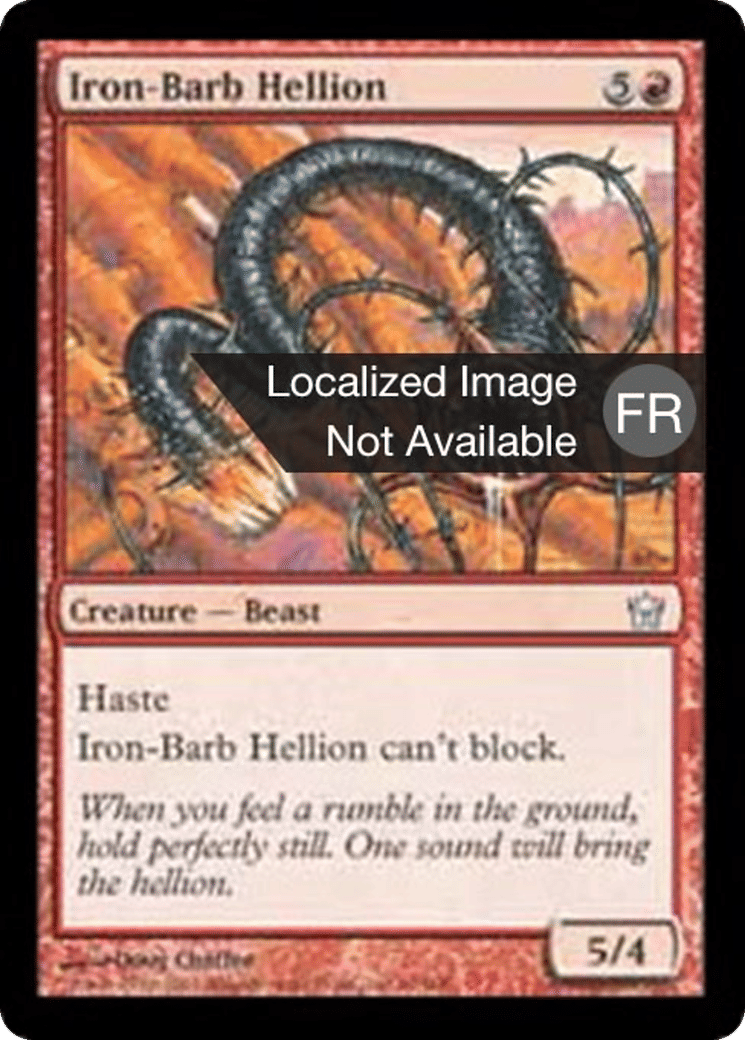 Monstruosité de fer barbelé — Fifth Dawn — Magic: The Gathering