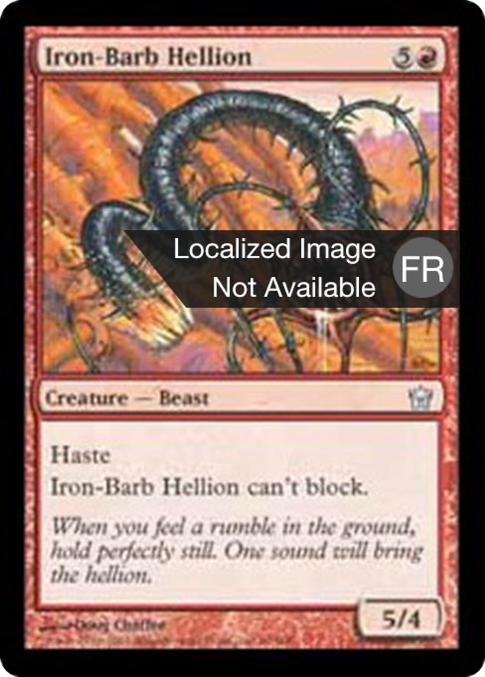 Monstruosité de fer barbelé — Fifth Dawn — Magic: The Gathering