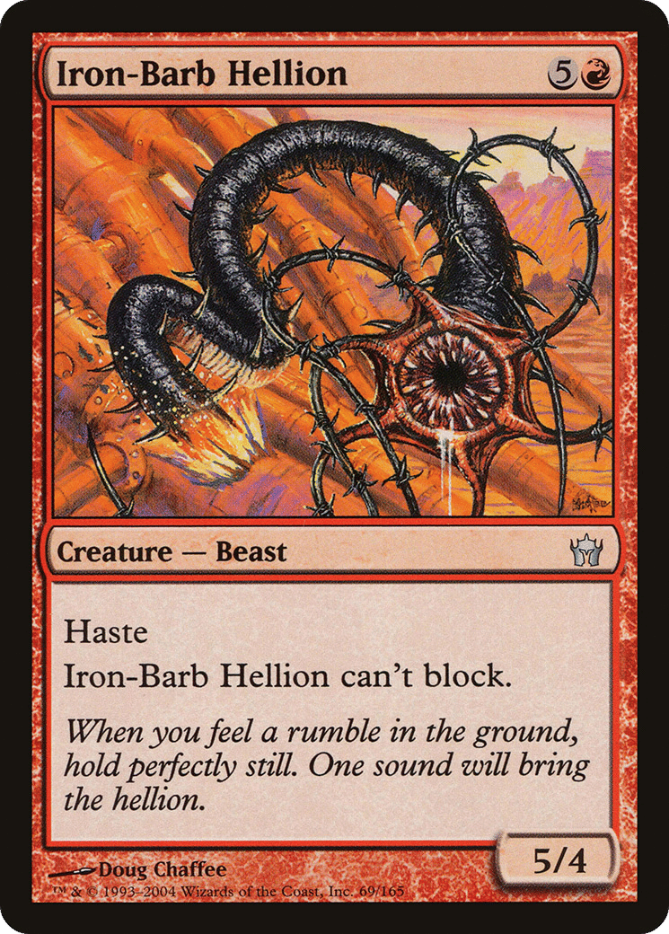 Iron-Barb Hellion — Fifth Dawn — Magic: The Gathering