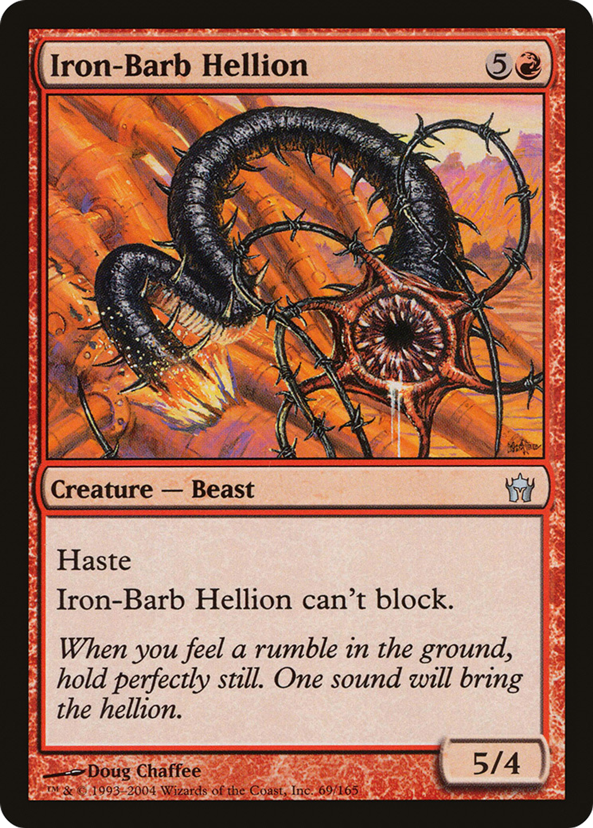 Monstruosité de fer barbelé — Fifth Dawn — Magic: The Gathering