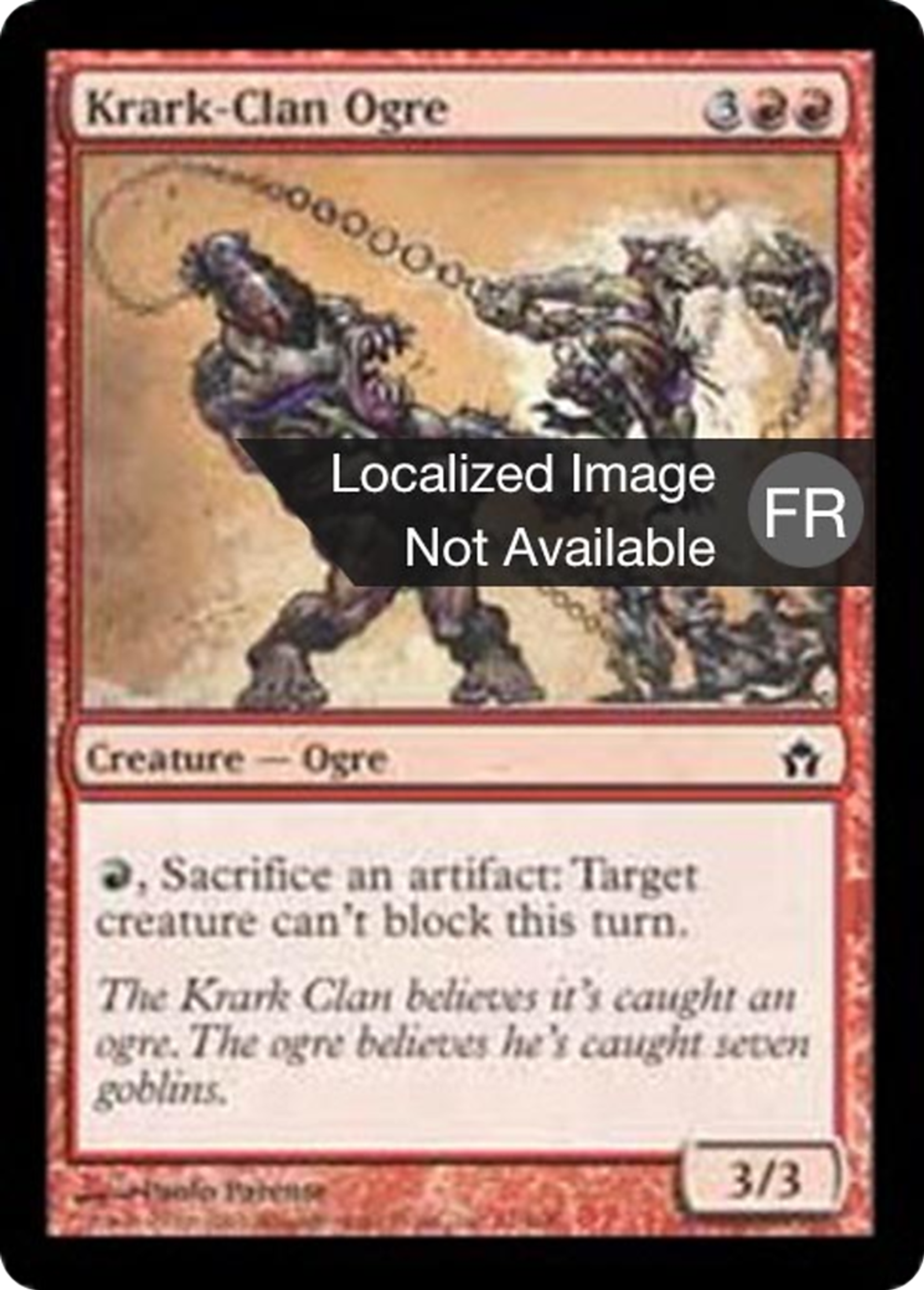 Ogre du clan Krark — Fifth Dawn — Magic: The Gathering