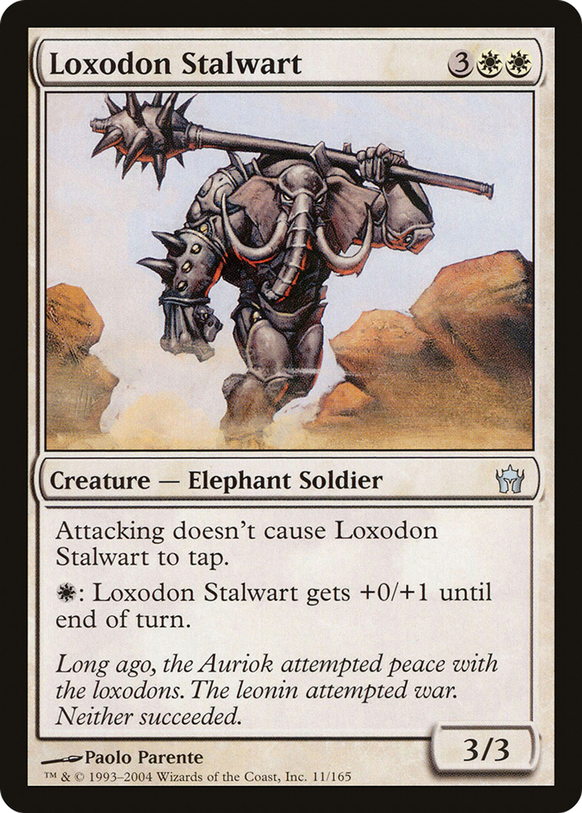Loxodon vigoureux — Fifth Dawn — Magic: The Gathering