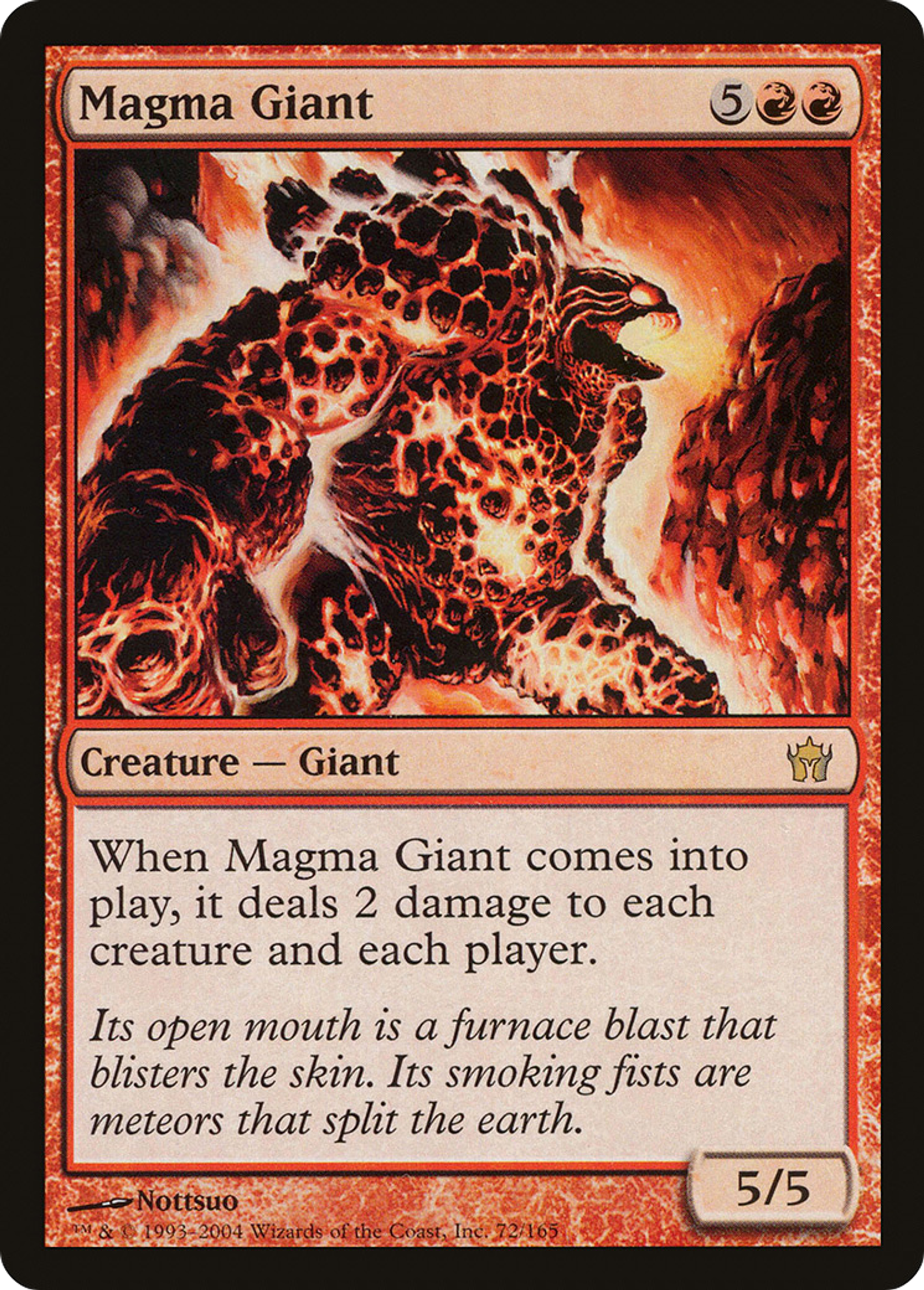 Géant de magma — Fifth Dawn — Magic: The Gathering