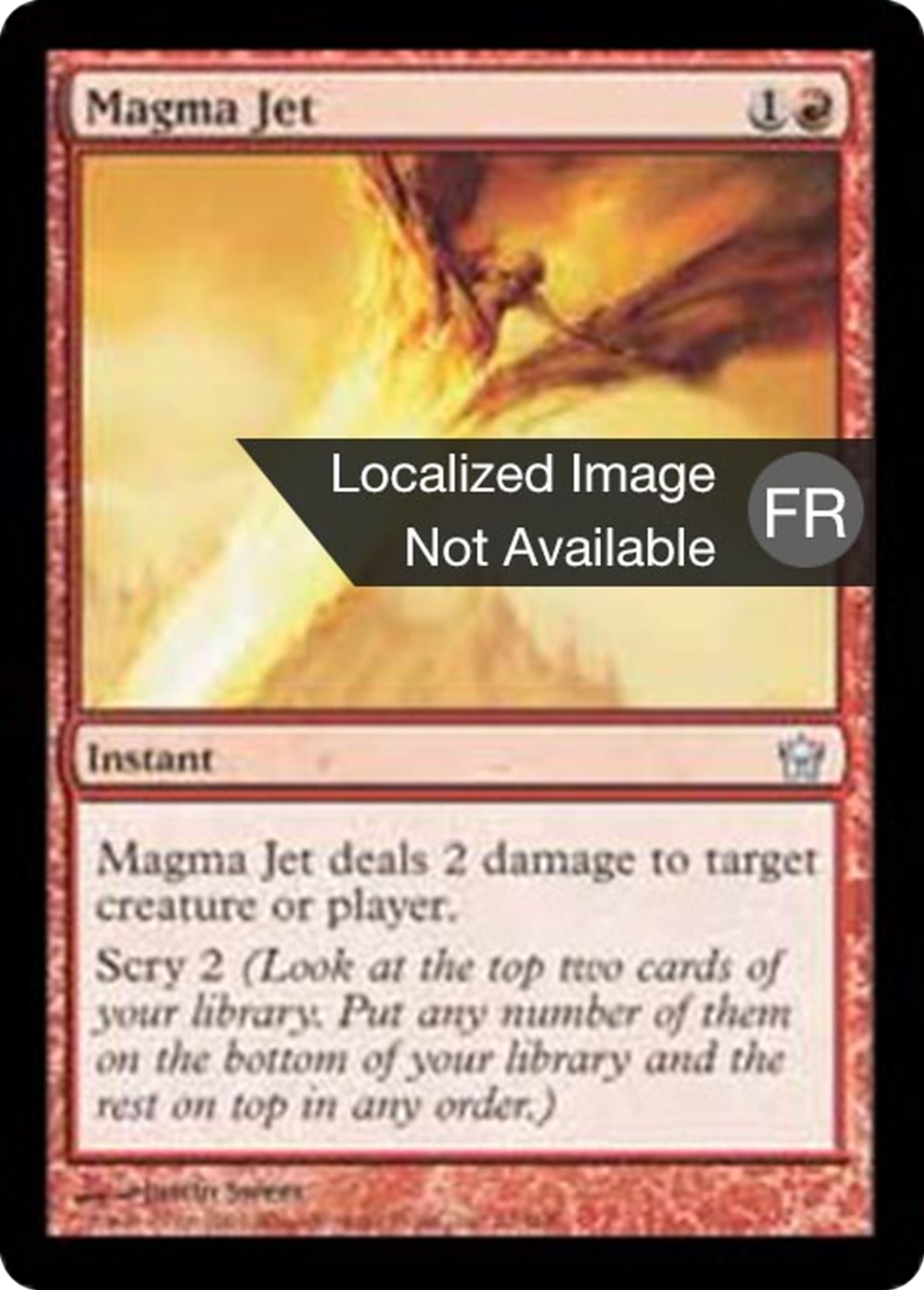 Jet de magma — Fifth Dawn — Magic: The Gathering