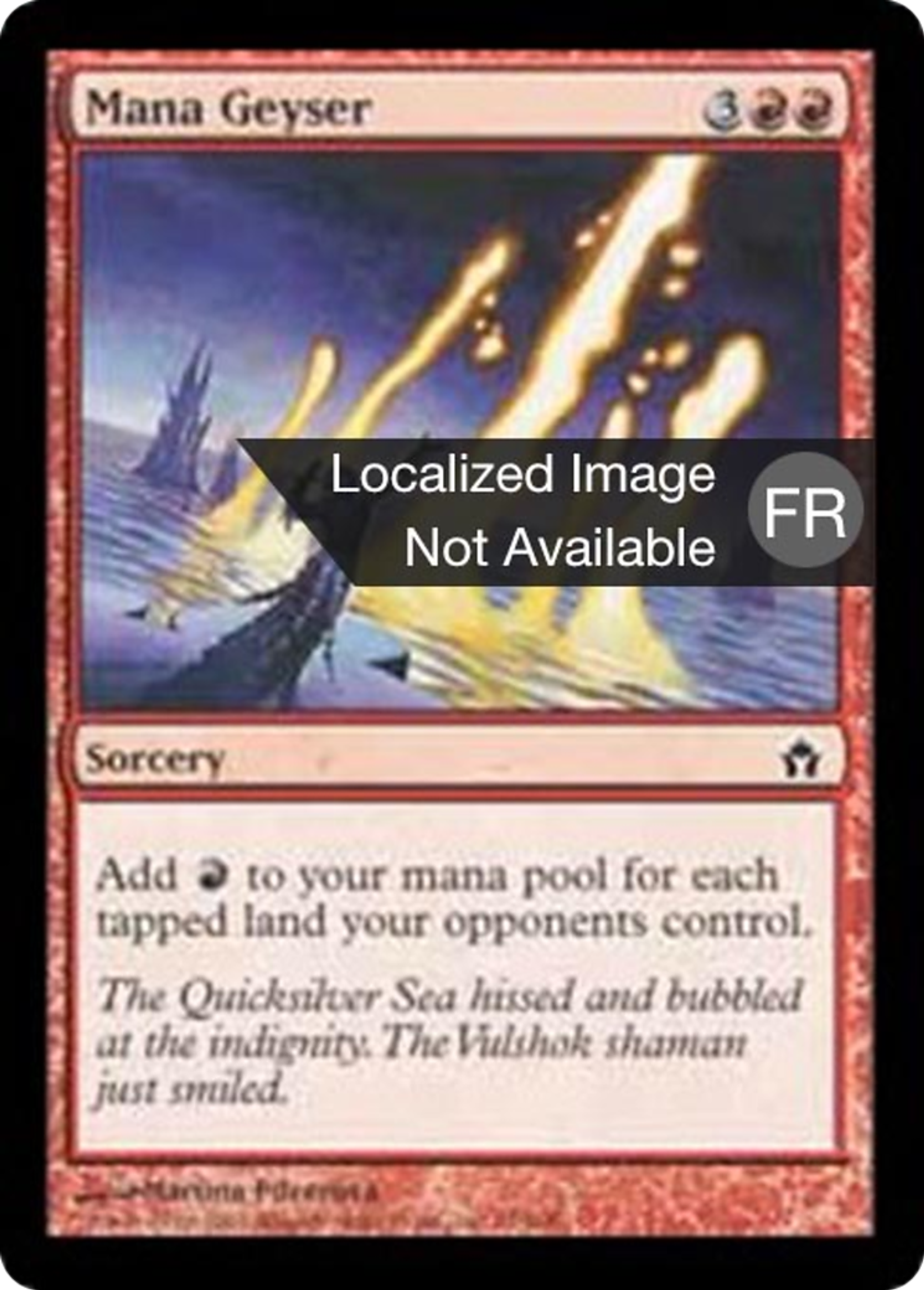 Geyser de mana — Fifth Dawn — Magic: The Gathering