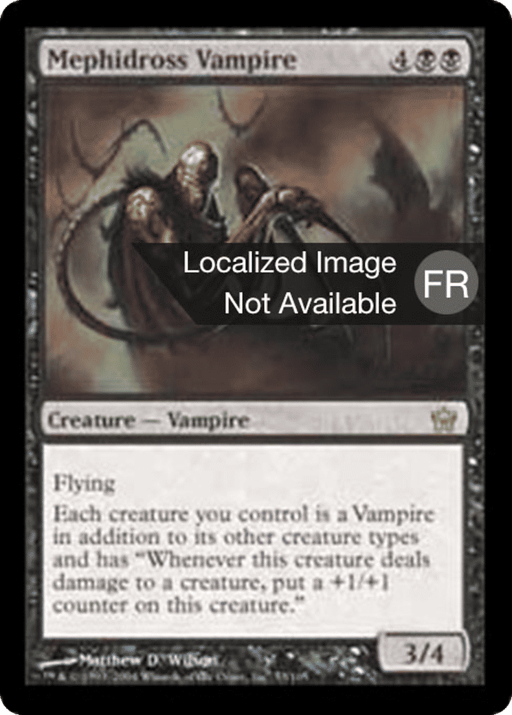 Vampire de Mephidross — Fifth Dawn — Magic: The Gathering
