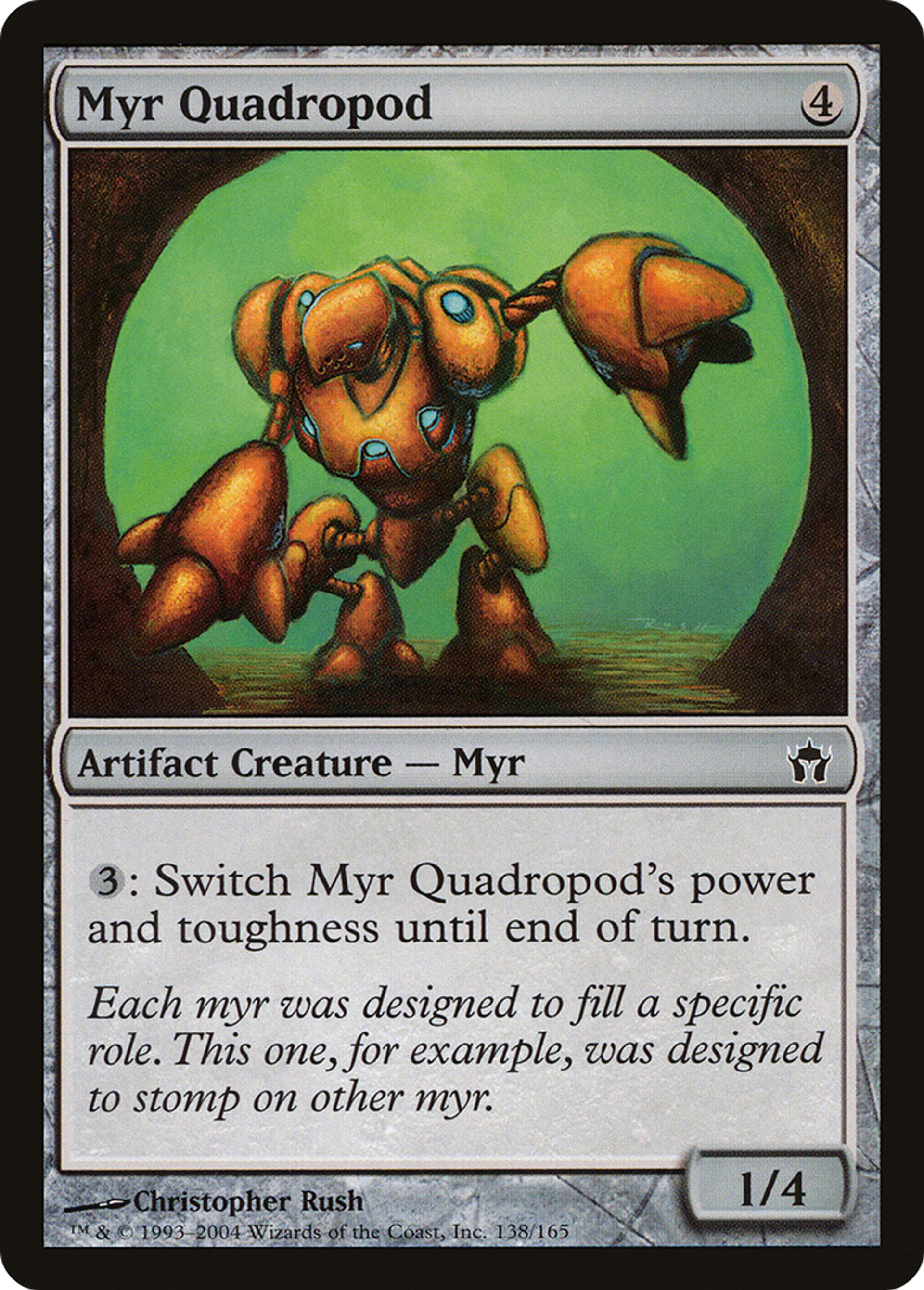 Quadripode myr — Fifth Dawn — Magic: The Gathering