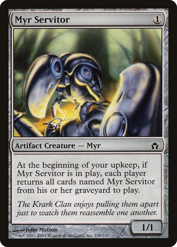 Myr Servitor — Fifth Dawn — Magic: The Gathering