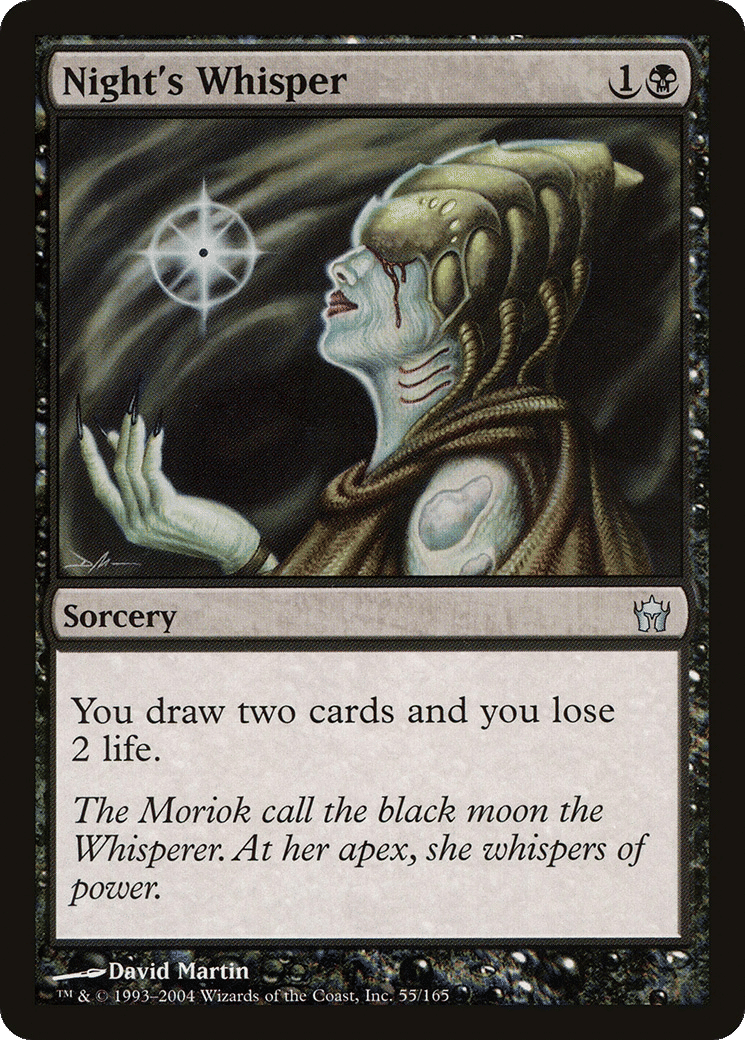 Night's Whisper — Fifth Dawn — Magic: The Gathering