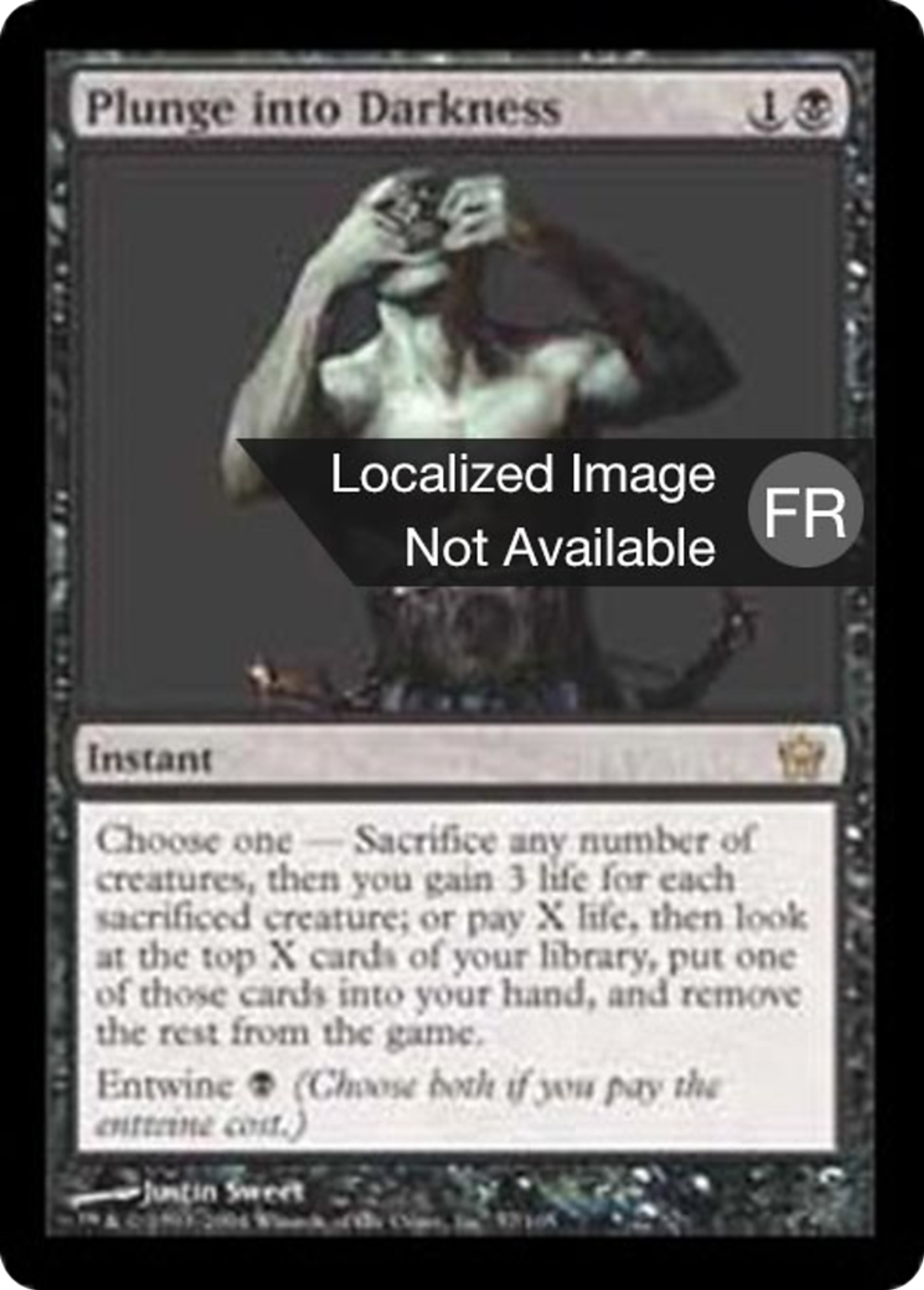 Plongeon dans les ténèbres — Fifth Dawn — Magic: The Gathering