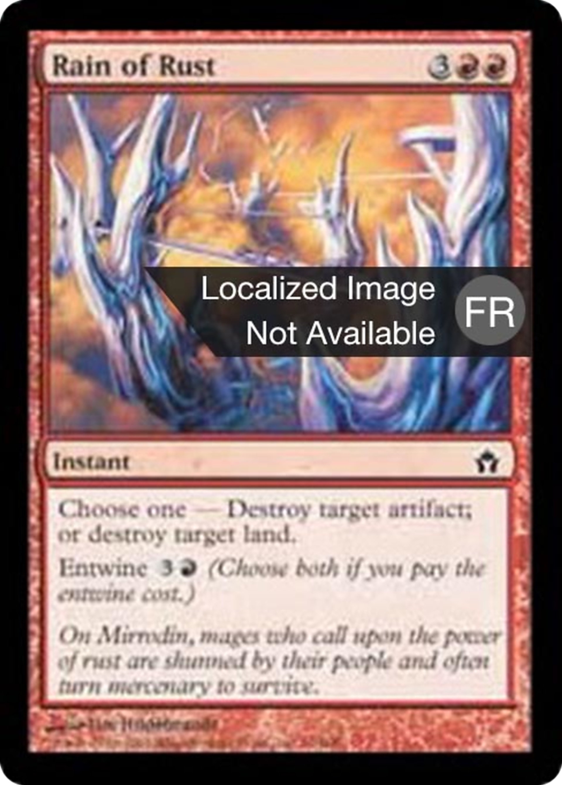 Pluie de rouille — Fifth Dawn — Magic: The Gathering