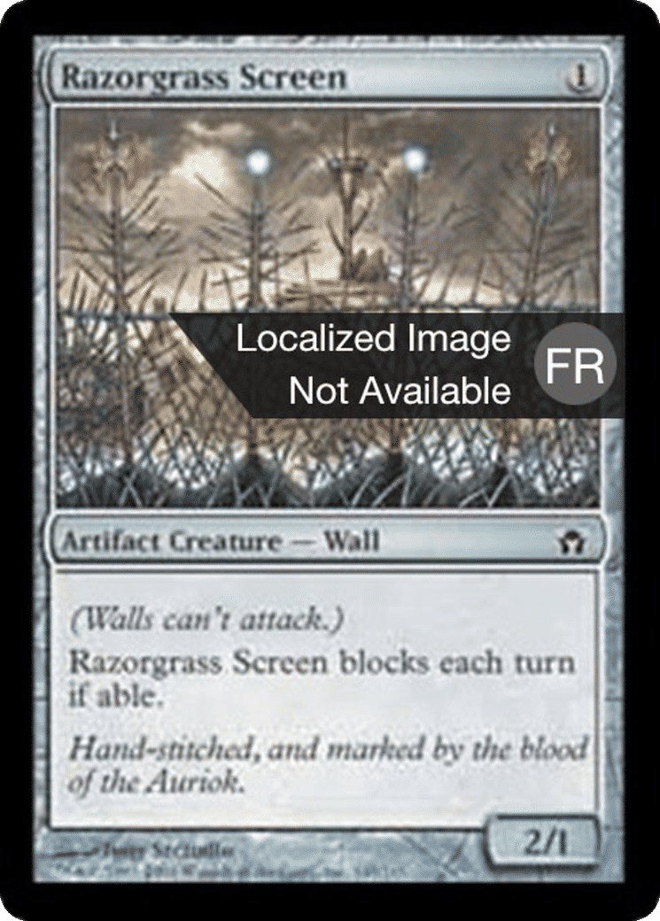 Paravent de rasherbe — Fifth Dawn — Magic: The Gathering