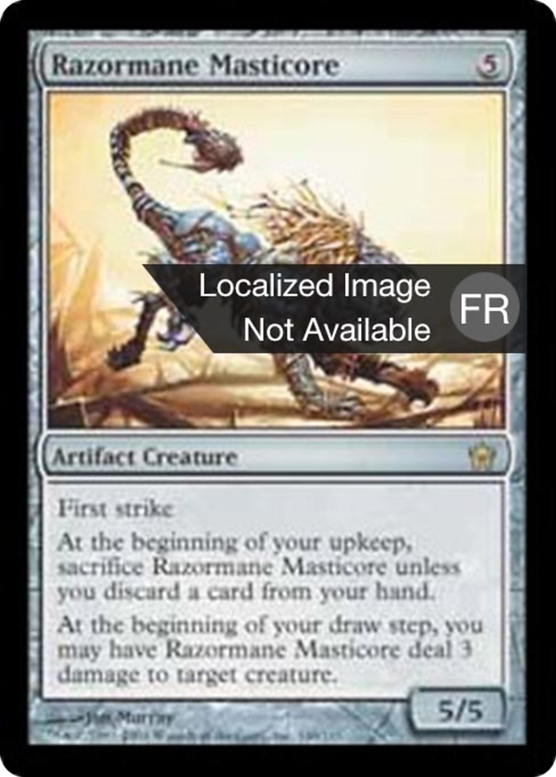 Masticore à crinière tranchante — Fifth Dawn — Magic: The Gathering