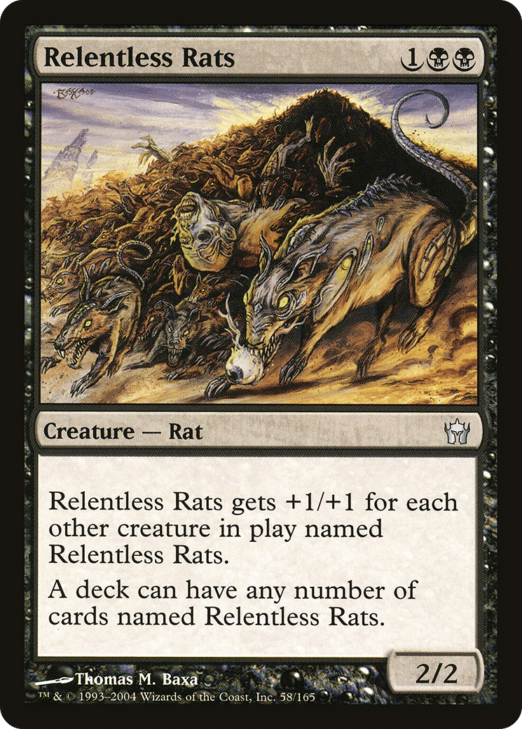 Relentless Rats — Fifth Dawn — Magic: The Gathering