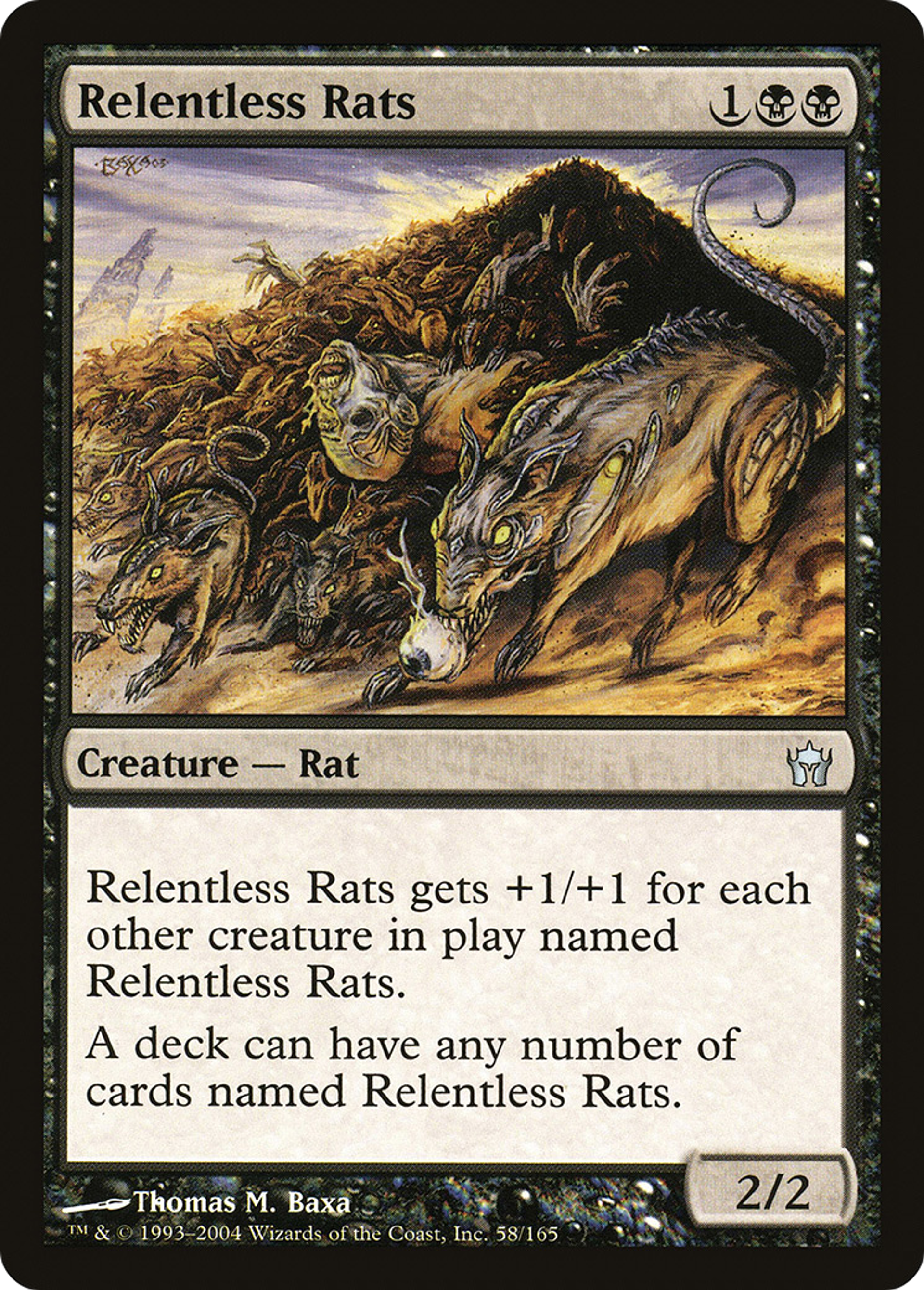 Rats implacables — Fifth Dawn — Magic: The Gathering