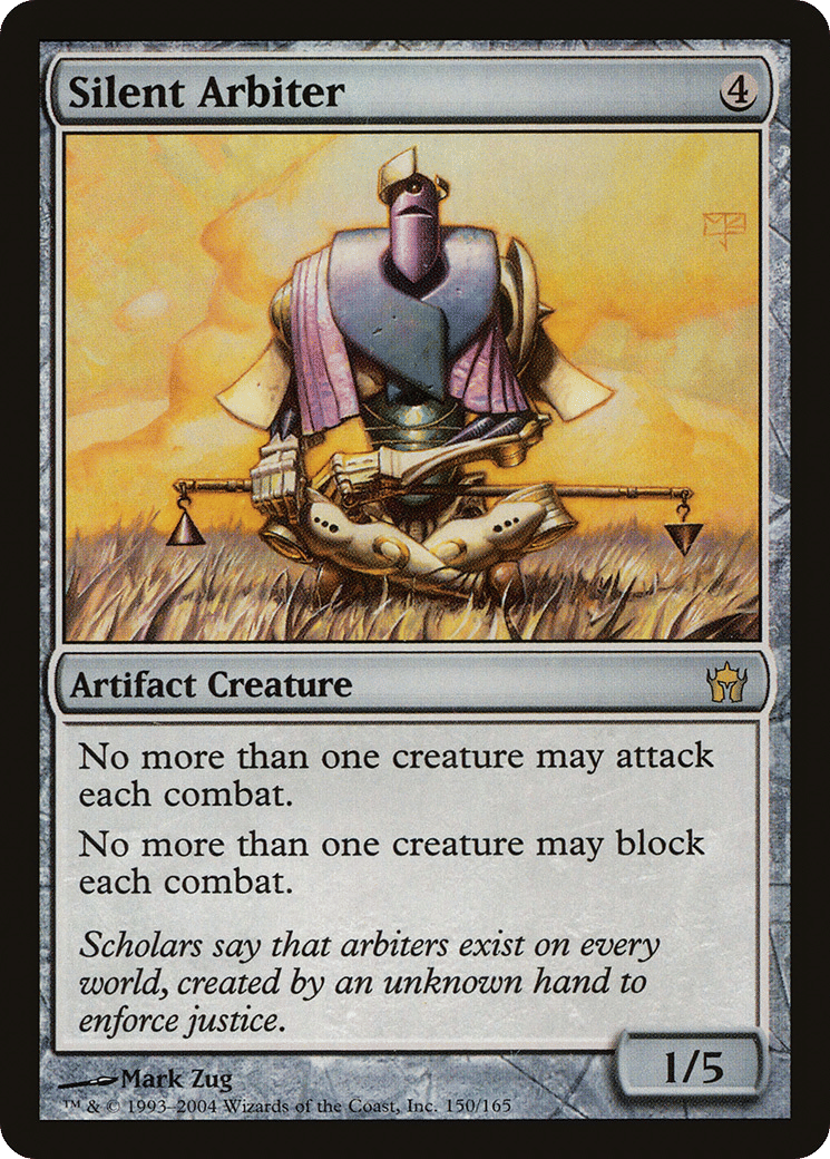 Silent Arbiter — Fifth Dawn — Magic: The Gathering