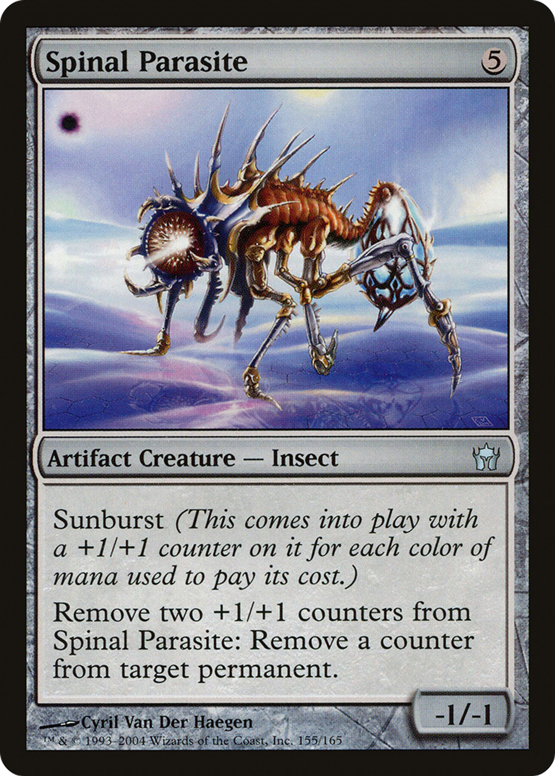 Parasite spinal — Fifth Dawn — Magic: The Gathering