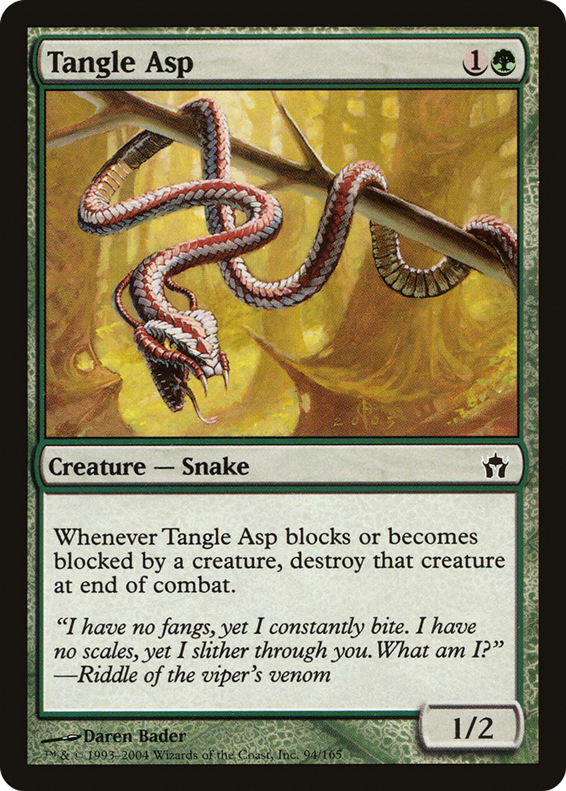 Vipère de la Filandre — Fifth Dawn — Magic: The Gathering