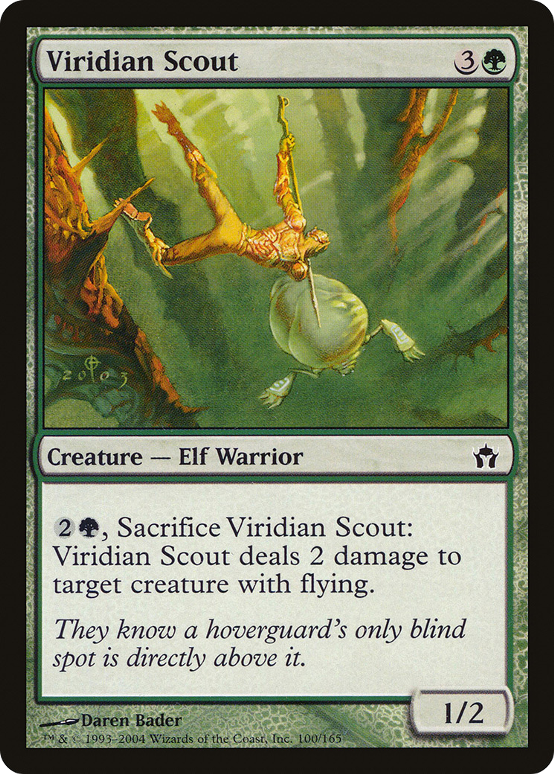 Éclaireur viridian — Fifth Dawn — Magic: The Gathering