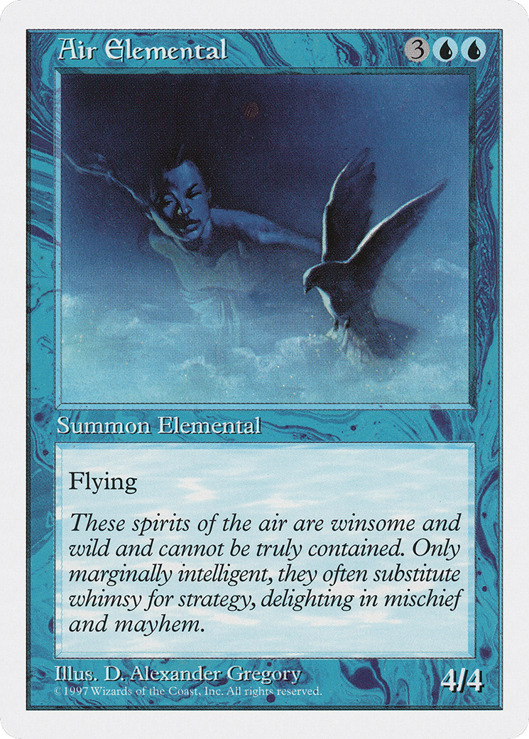 Air Elemental — Fifth Edition — Magic: The Gathering