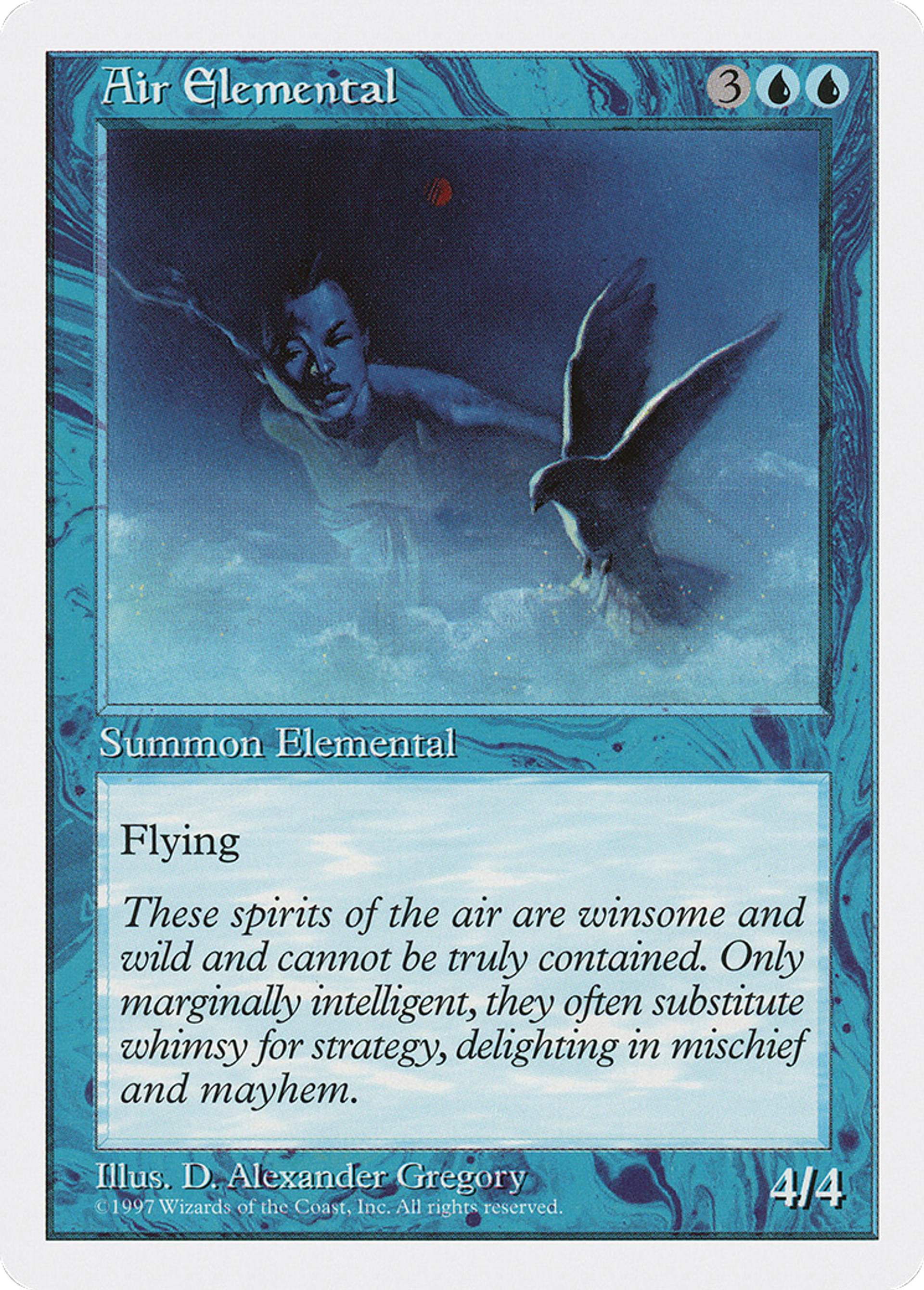 Air Elemental — Fifth Edition — Magic: The Gathering