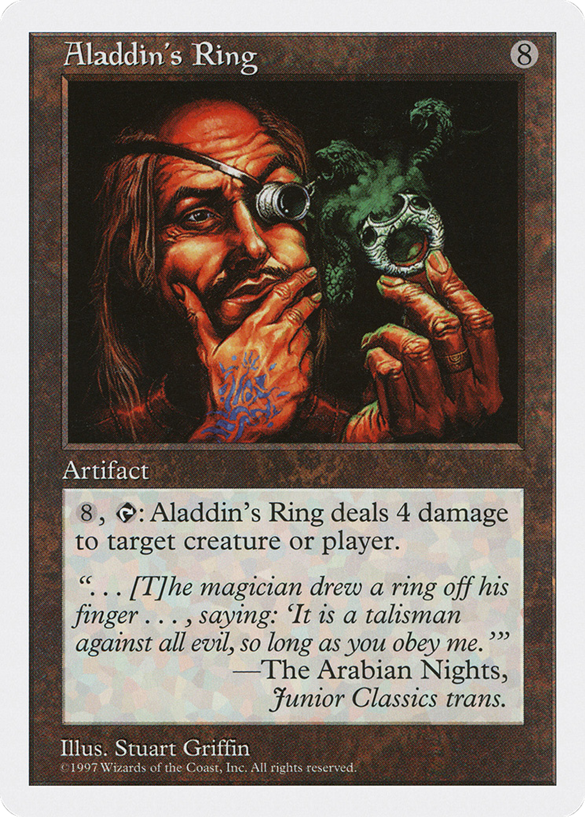 Aladdin's Ring — Fifth Edition — Magic: The Gathering